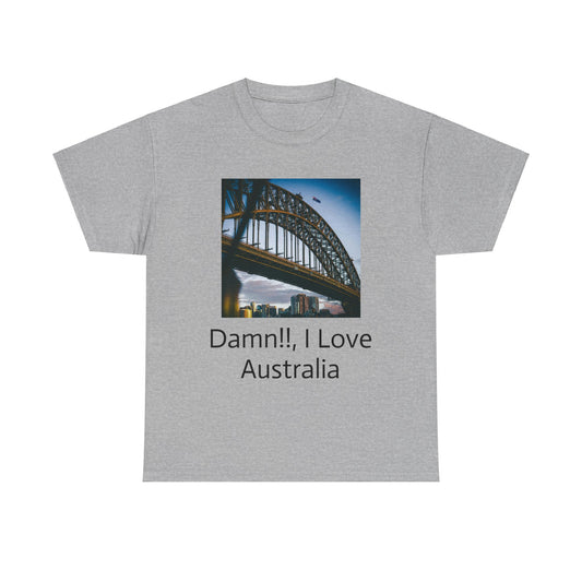 Damn I love Australia cotton unisex tee